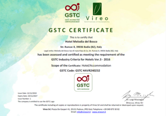 Certificazione GSTC